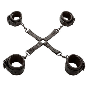 CALEXOTICS - Nocturnal Connettore Hog Tie Cuero Regolabile Nero