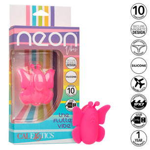 CALEXOTICS - Neon Vibes Flutter Vibe Stimolatore 10 Vibrazioni Rosa
