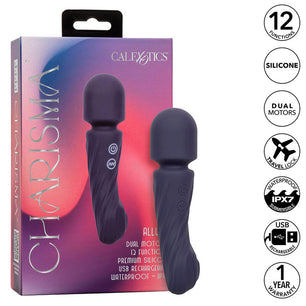 CALEXOTICS - Charisma Allure Massaggiatore Doppio Motore 12 Funzioni 17,25 Cm X 4,5 Cm Viola