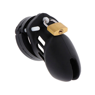 HIDDEN DESIRE - Extreme Gabbia per Cazzo in Silicone Taglia S Nera