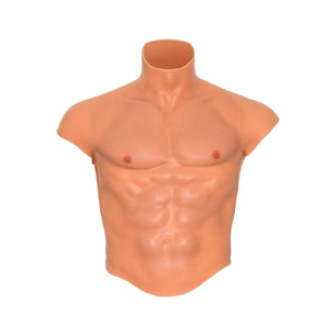 DESIDERIO NASCOSTO - Maglietta Alter Ego in Silicone con Torso Maschile e Addominali in Carne