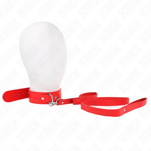 KINK - Collana con Cintura 116 Cm Rojo Cinturino Regolabile 32-50 Cm X 8 Cm