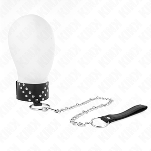 KINK - Collana con Cintura 65 Cm con Rivetto a V Regolabile 36-43 Cm X 5 Cm