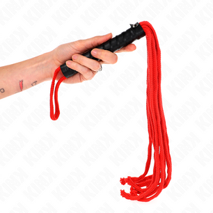 KINK - Frusta in Corda Rojo 56 Cm