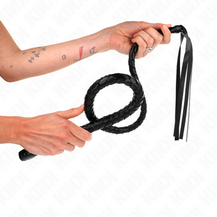 KINK - Frusta Lunga con Perline 110 Cm