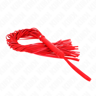 KINK - Frusta in Pvc Morbido Rosso 70 Cm