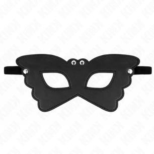 KINK - Maschera in Similpelle a Forma di Farfalla 20 X 9 Cm