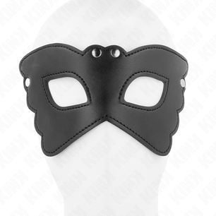 KINK - Maschera in Similpelle a Forma di Farfalla 20 X 9 Cm