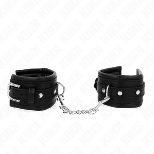 KINK - Poggipolso con Fibbia Strass Nero Regolabile 25-32 Cm X 5,5 Cm
