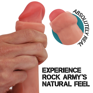 ROCKARMY - Silicone Liquido Volpe 19 Cm -o- 3,2 Cm