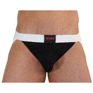 BURN - 004 Jock Nero Lucido / Bianco
