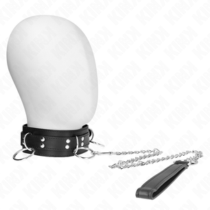 KINK - Collana Schiavitù 3 Anelli con Cinturino 80 Cm 53 X 5 Cm