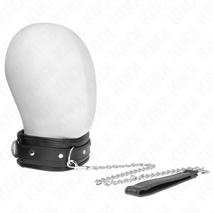 KINK - Collana con Cinturino in Similpelle Spugna Modello 3 Regolabile 37-54 Cm X 3 Cm