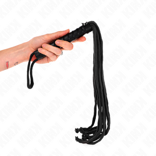 KINK - Frusta in Corda Nera 56 Cm