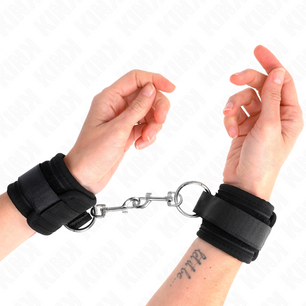 KINK - Resistenza da Polso Nera Regolabile 18-35 Cm X 6 Cm