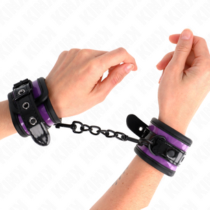 KINK - Resistenza da Polso in Neoprene Viola Chiaro Regolabile 21-28 Cm X 5 Cm