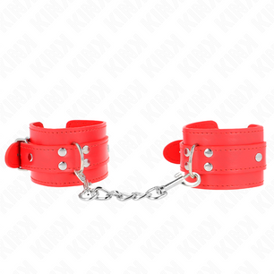 KINK - Resistenza da Polso Semplice Rosso Regolabile 20-23 Cm X 5,5 Cm