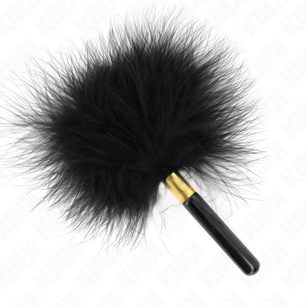 KINK - Piume Tickle in Metallo Oro Nero 18 Cm