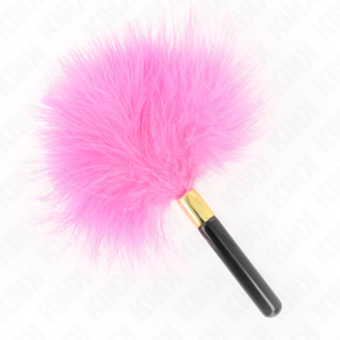 KINK - Piume Tickle in Metallo Oro Fucsia 18 Cm