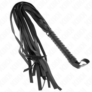 KINK - Frusta Negro Manico Corto Coda Lunga 70 Cm