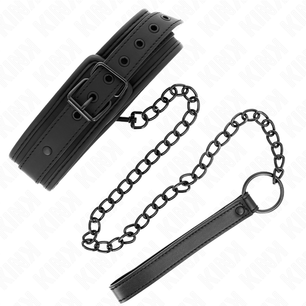 KINK - Collare Bondage in Neoprene Modello 1 con Cintura 78 Cm Regolabile 37,5 X 49,5 Cm