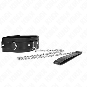 KINK - Collare con Cintura 65 Cm con Cinturino Nero 54 X 4,5 Cm