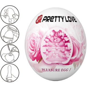 PRETTY LOVE - Masturbatore Maschile Uovo Rosa