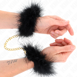 KINK - Polsini in Piuma con Catena in Oro Modello 0