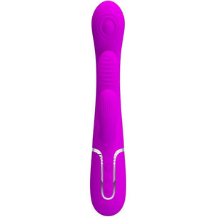 PRETTY LOVE - Shania Vibratore Triplo Coniglio Multifunzione Rosa