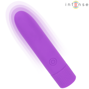 INTENSE - Symone Bullet Vibrante Ricaricabile Usb 8 Vibrazioni Viola 10 X 2,2 Cm