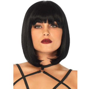 LEG AVENUE - Parrucca Corta Naturale Bob Nera