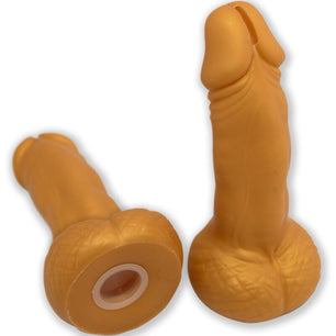 DIABLO PICANTE - Salvadanaio a Forma di Pene 22,5 Cm Oro