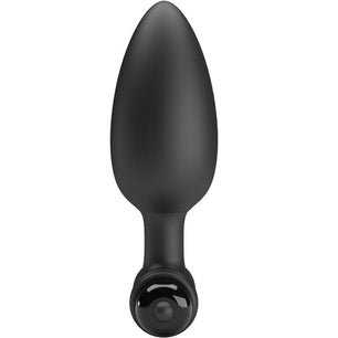 PRETTY LOVE - Vibra Butt Plug 2 Plug Anale 10 Vibrazioni Nero