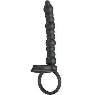 PRETTY LOVE - Dillion Anello per il Pene a Doppia Penetrazione Nero