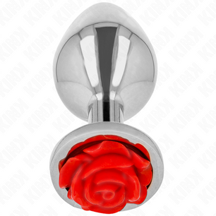 KINK - Plug Anale Rosa Rosso Taglia S