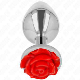 KINK - Plug Anale Rosa Rosso Taglia L