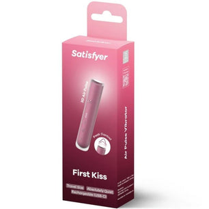 SATISFYER - Stimolatore Clitorideo First Kiss Wave Garnet