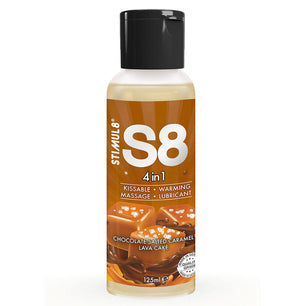 STIMUL8 - S8 Lubrificante 4 in 1 al Cioccolato e Caramello Salato 125 Ml