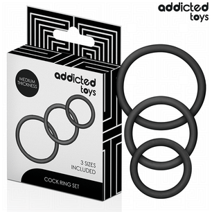 ADDICTED TOYS - Set di Anelli in Silicone Modello 2
