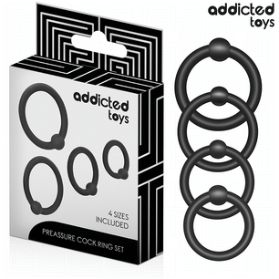 ADDICTED TOYS - Set di Anelli in Silicone a Pressione