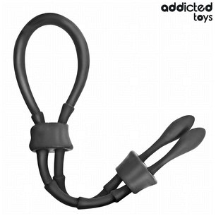 ADDICTED TOYS - Corda in Silicone Regolabile per il Pene