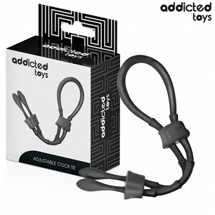 ADDICTED TOYS - Corda in Silicone Regolabile per il Pene