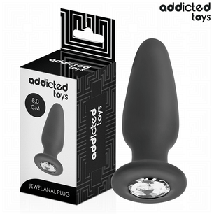 ADDICTED TOYS - Plug Anale con Gioiello Taglia S 8,8 Cm