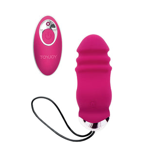 TOYJOY - Vibratore Fucsia Happiness Sunn Side Up And Down con Telecomando