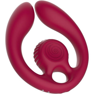 SNAIL VIBE - Gizi Duo Stimolatore di Coppia Telecomando Bordeaux