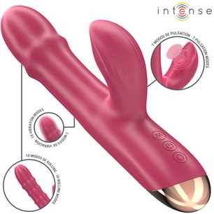 INTENSE - Chloe Vibratore Multifunzione 3 in 1 Rosso