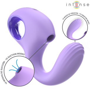 INTENSE - Vibratore e Stimolatore Baxter Viola