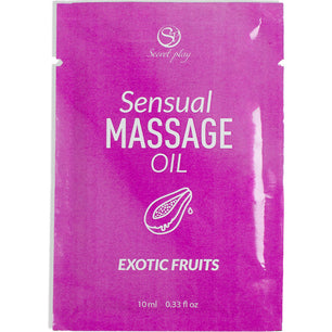 SECRETPLAY - Olio da Massaggio Monodose Ai Frutti Esotici 10 Ml