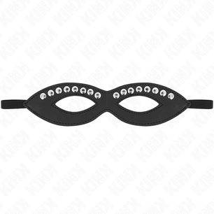 KINK - Maschera per Occhi con Mini Rivetti Modello 1 20,5 X 5,5 Cm