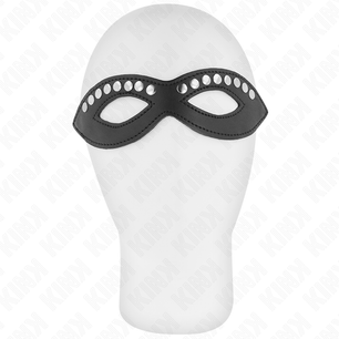 KINK - Maschera per Occhi con Mini Rivetti Modello 1 20,5 X 5,5 Cm